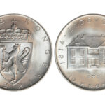 Noruega 10 Coronas 1964 Sesquicentenario de la Constitución SC