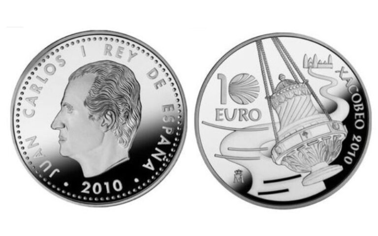 España 10 Euros 2010 Botafumeiro PROOF