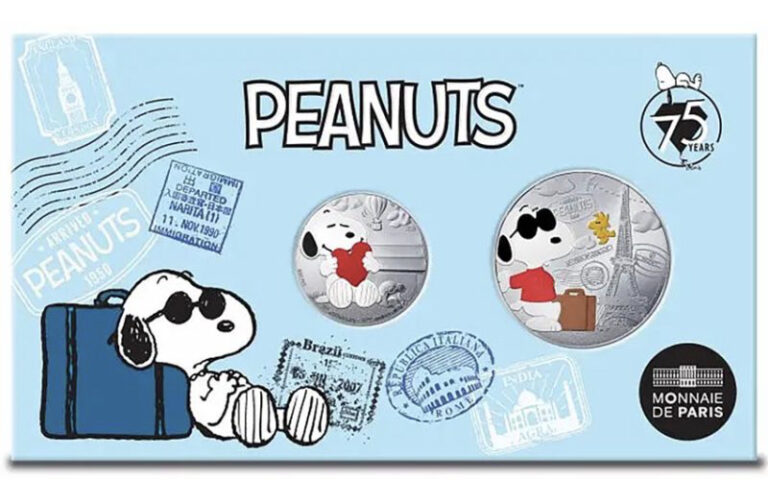 Francia 10 y 50 Euros 2025 Snoopy SC