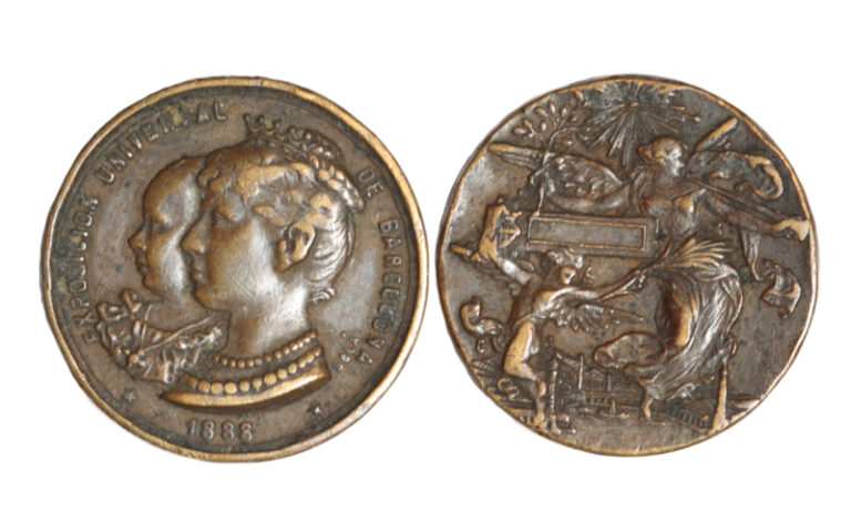 Medalla Exposición Universal Barcelona 1888 MBC+
