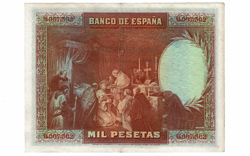 1.000 Pesetas 15 Agosto 1928 San Fernando EBC-