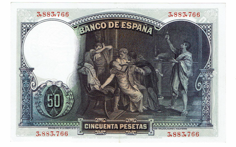 50 Pesetas 25 Abril 1931 Rosales SC-