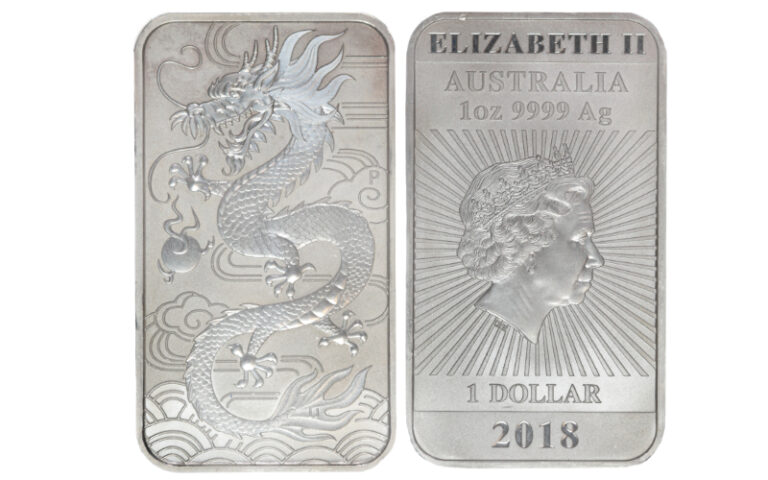 Australia 1 Dólar (1oz 9999) 2018 Dragón PROOF