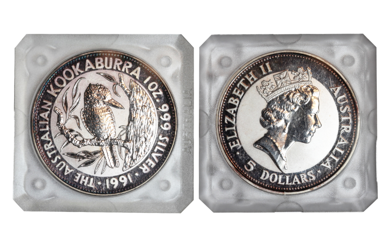 Australia 5 Dólares 1991 Kookaburra PROOF