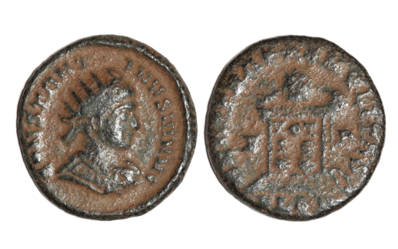 Constantino II AE3 322-323 d.C. Londinium MBC+