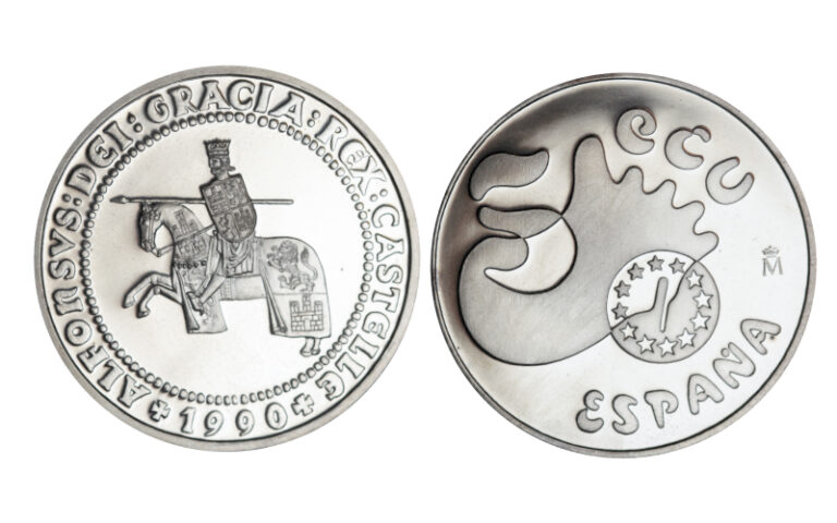 España 5 Ecu 1990 Alfonso X el Sabio SC