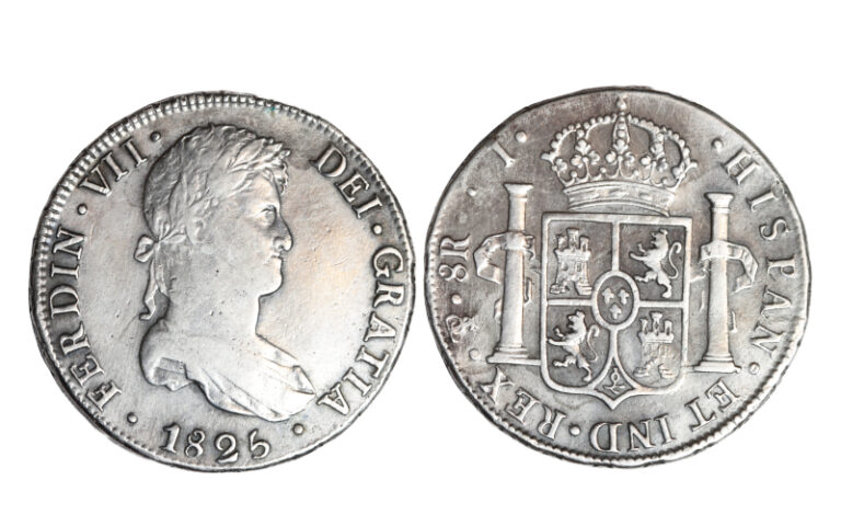 Fernando VII 8 Reales 1825 Potosí J MBC