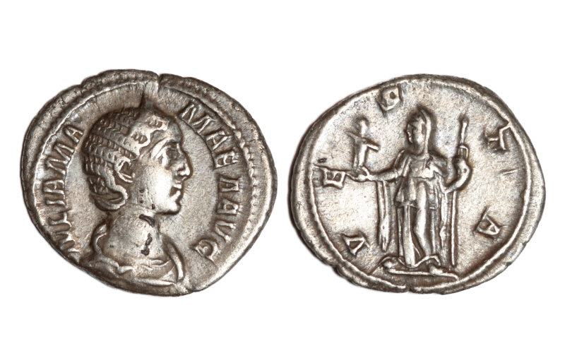 Julia Mamea Denario 225-235 d.C. Roma MBC