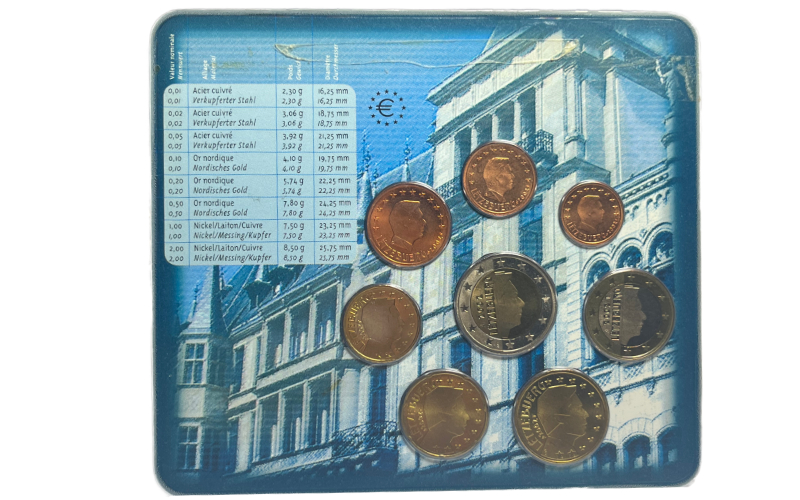 Luxemburgo Serie Euros Oficial 2002 BU