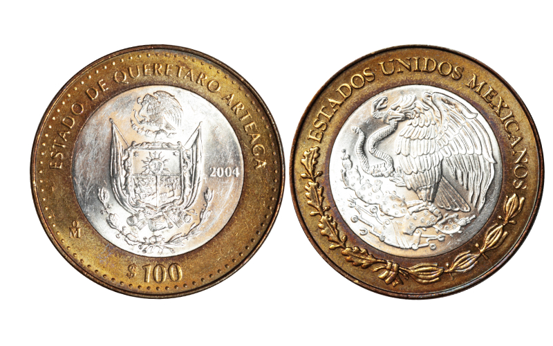 México 100 Pesos 2004 Querétaro Arteaga SC