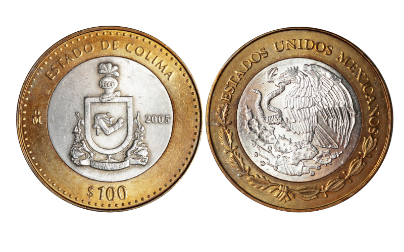 México 100 Pesos 2005 Colima SC