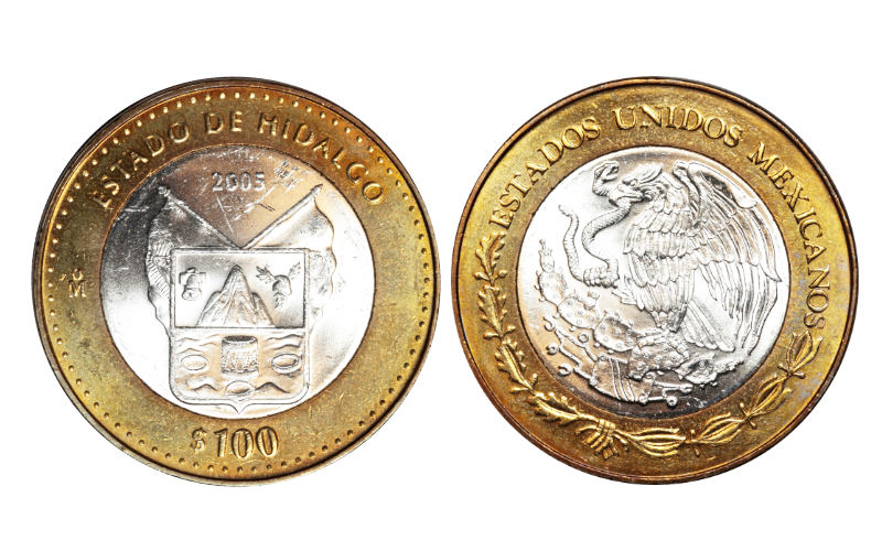 México 100 Pesos 2005 Hidalgo SC