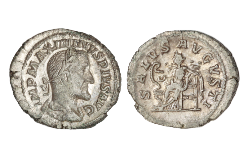 Maximino el Tracio Denario 235-236 d.C. Roma MBC