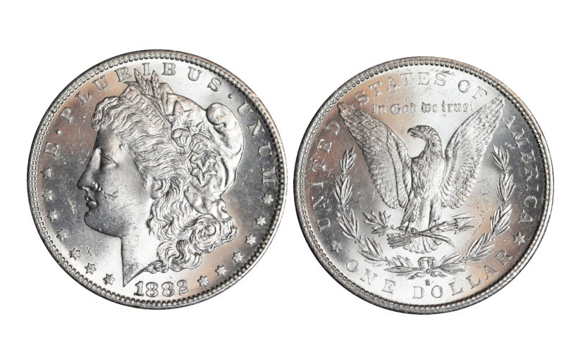 Estados Unidos 1 Dólar 1882 Morgan S SC