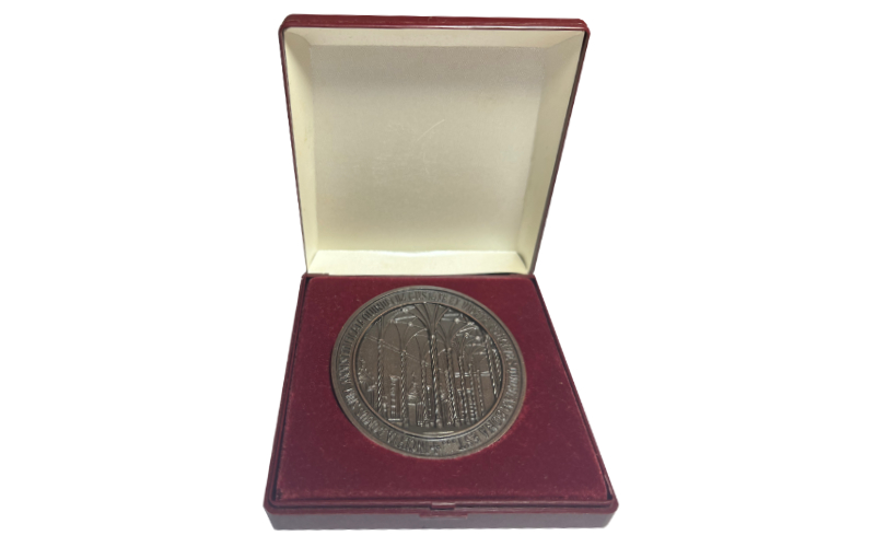 Medalla Bronce Declaración Patrimonio de la Humanidad de la Lonja de Valencia 5 de diciembre de 1996 SC