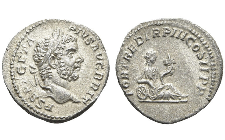 Geta Denario 211 d.C. Roma EBC-