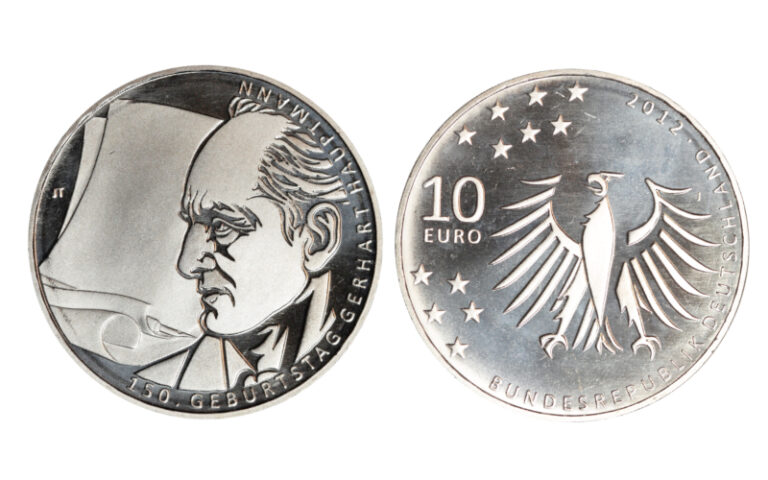 Alemania 10 Euros 2012 150 Aniversario Gerhart Hauptmann PROOF