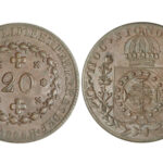 Brasil Pedro I 20 Reis 1825 R MBC+