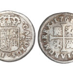 Carlos III 1/2 Real 1761 Madrid JP BC/MBC