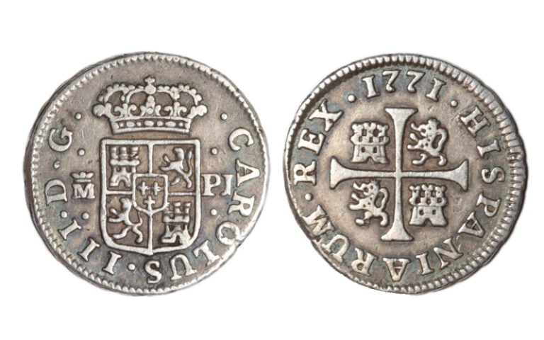 Carlos III 1/2 Real 1771 Madrid PJ MBC