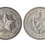 Cuba 1 Peso 1933 Estrella MBC+