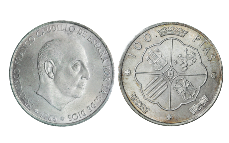 Estado Español 100 Pesetas 1966 *19-69 Certificada EBC
