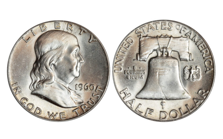 Estados Unidos 1/2 Dólar 1960 Franklin SC