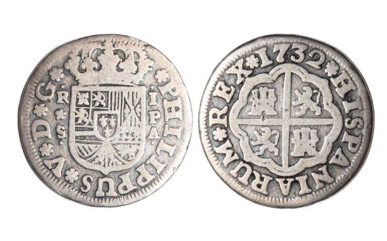 Felipe V 1 Real 1732 Sevilla PA BC