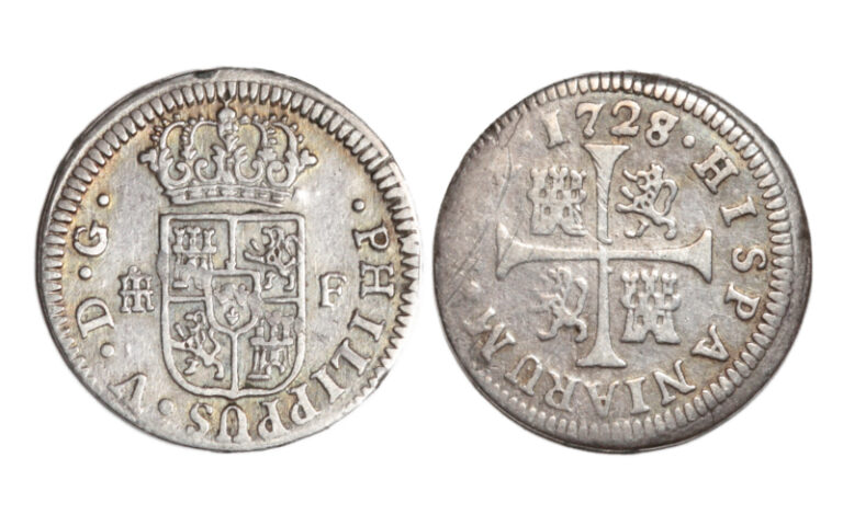 Felipe V 1/2 Real 1728 Segovia F MBC-