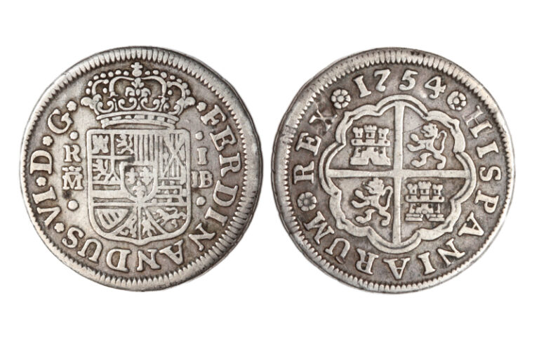 Fernando VI 1 Real 1754 Madrid JB MBC