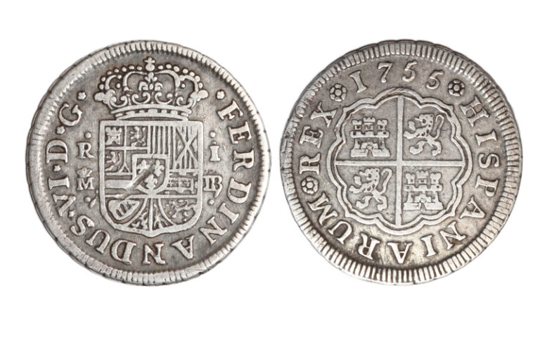 Fernando VI 1 Real 1755 Madrid JB MBC