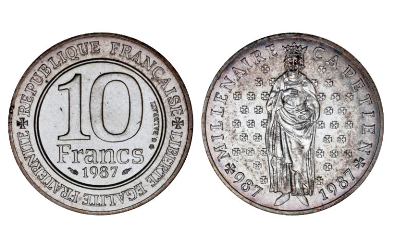 Francia 10 Francos 1987 Millenaire Capetien BU