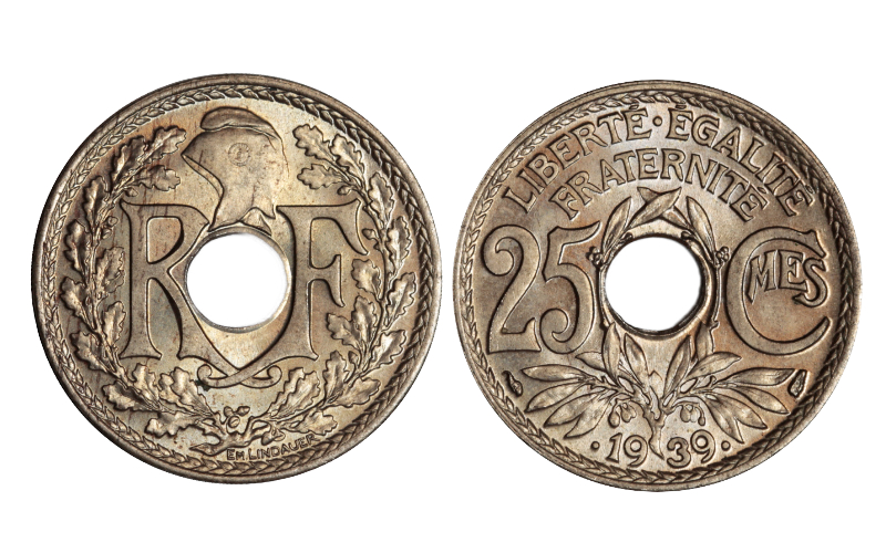 Francia 25 Céntimos 1939 SC-FDC