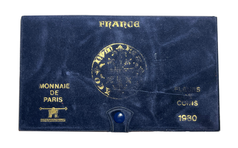 Francia Serie 10 Monedas Oficial 1980 FDC
