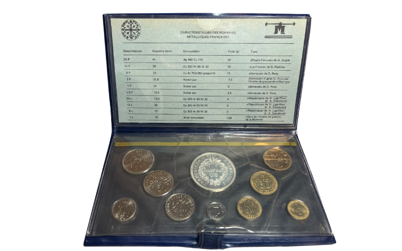 Francia Serie Oficial 10 valores 1980 FDC