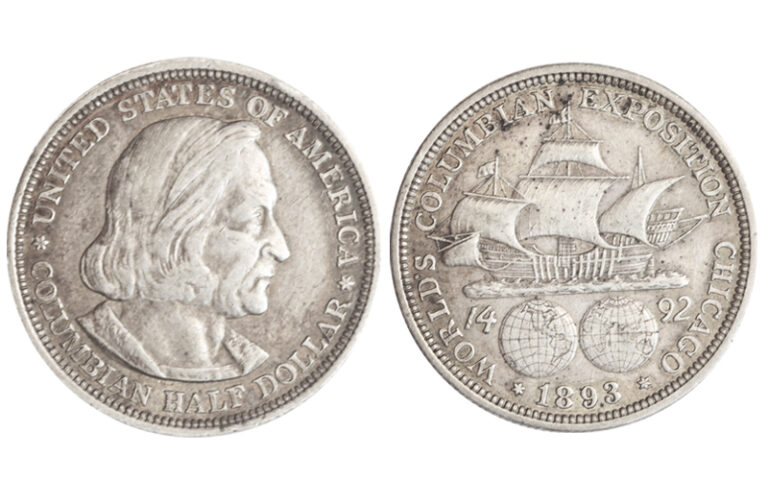 Estados Unidos 1/2 Dólar 1893 Exposición Mundial Colombina Chicago MBC