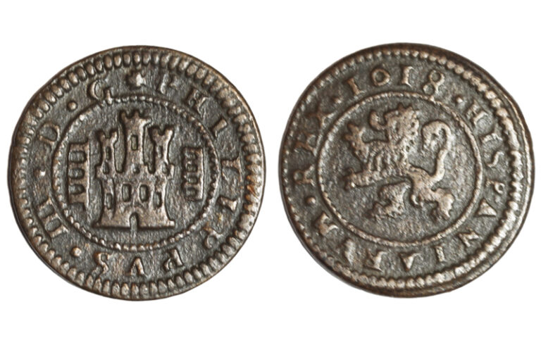 Felipe III (1598-1621) 4 Maravedís 1618 Segovia MBC