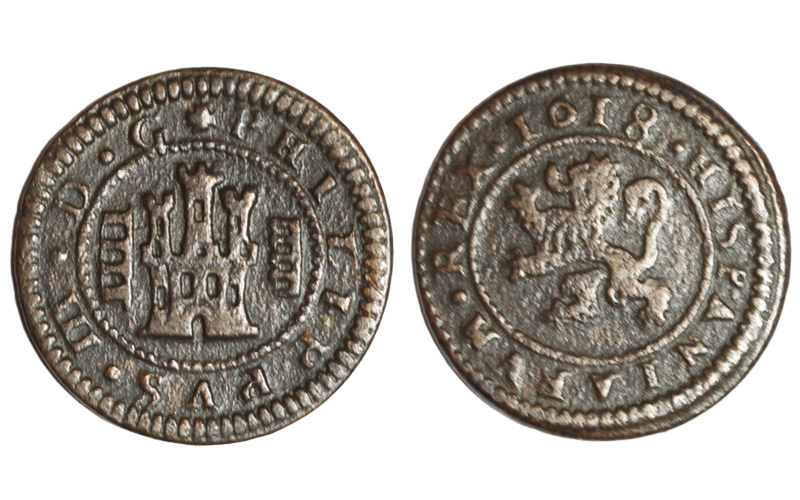 Felipe III (1598-1621) 4 Maravedís 1618 Segovia MBC