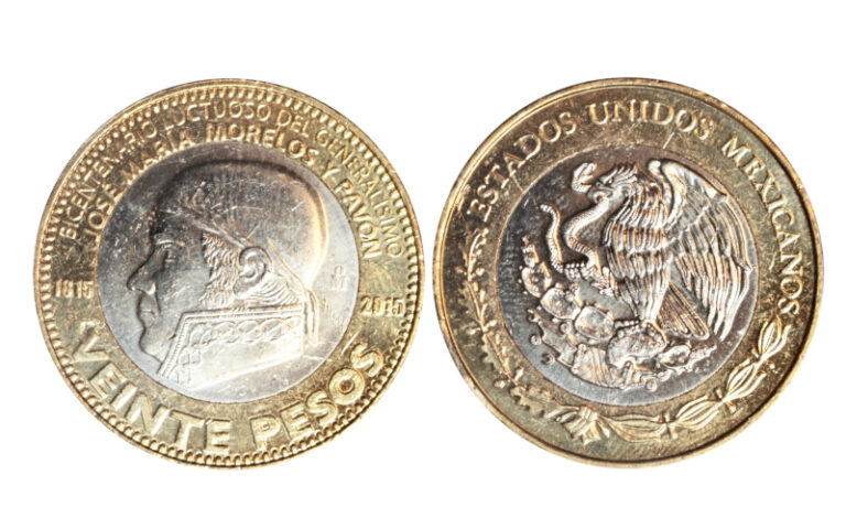 México 20 Pesos 2015 Bicentenario Muerte de José María Morelos y Pavón EBC