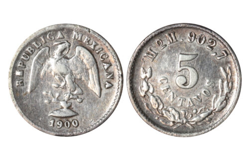 México 5 Centavos 1900 EBC