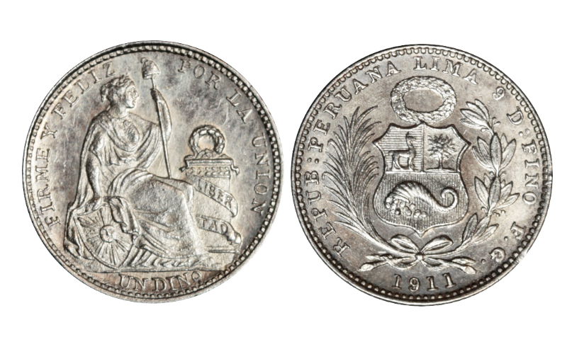 Perú 1 Dinero 1911 SC
