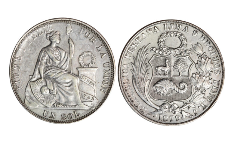 Perú 1 Sol 1879 MBC+