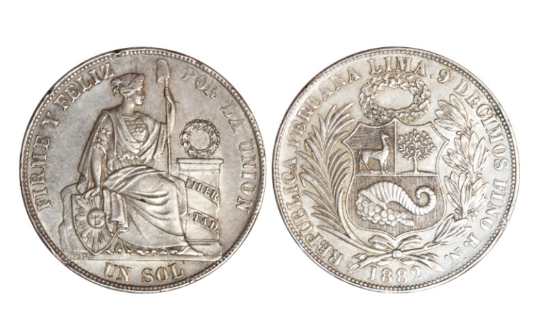 Perú 1 Sol 1882 EBC