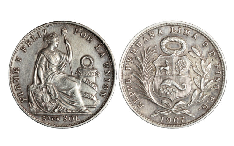 Perú 1/5 Sol 1907