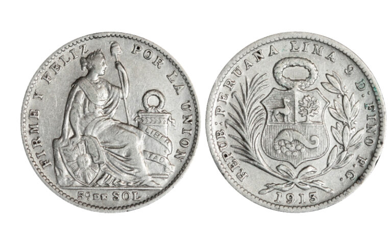 Perú 1/5 Sol 1913