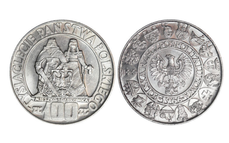 Polonia 100 Zlotych 1966 Milenio Polonia SC-