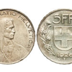 Suiza 5 Francos 1926 B Golpec. EBC-SC