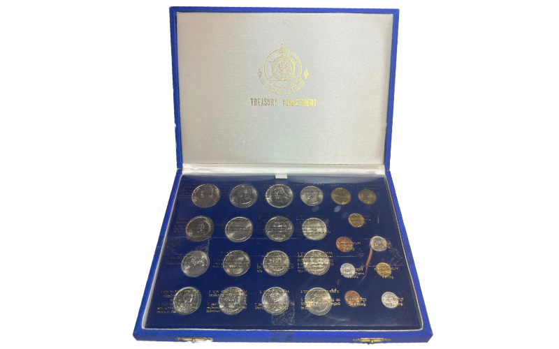 Tailandia Estuche Completo 25 Monedas 1971-1978 SC