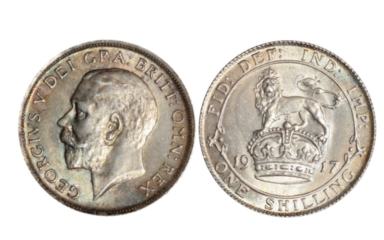 Gran Bretaña Jorge V 1 Shilling 1917 SC