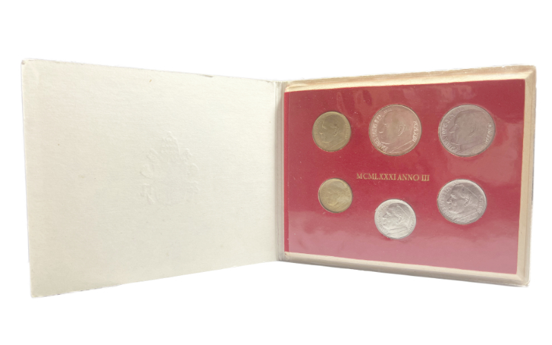 Vaticano Serie 6 Valores 1981 Juan Pablo II SC